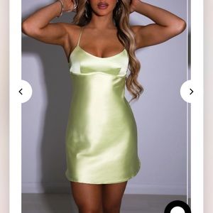 Jhene Mini Dress - Lime